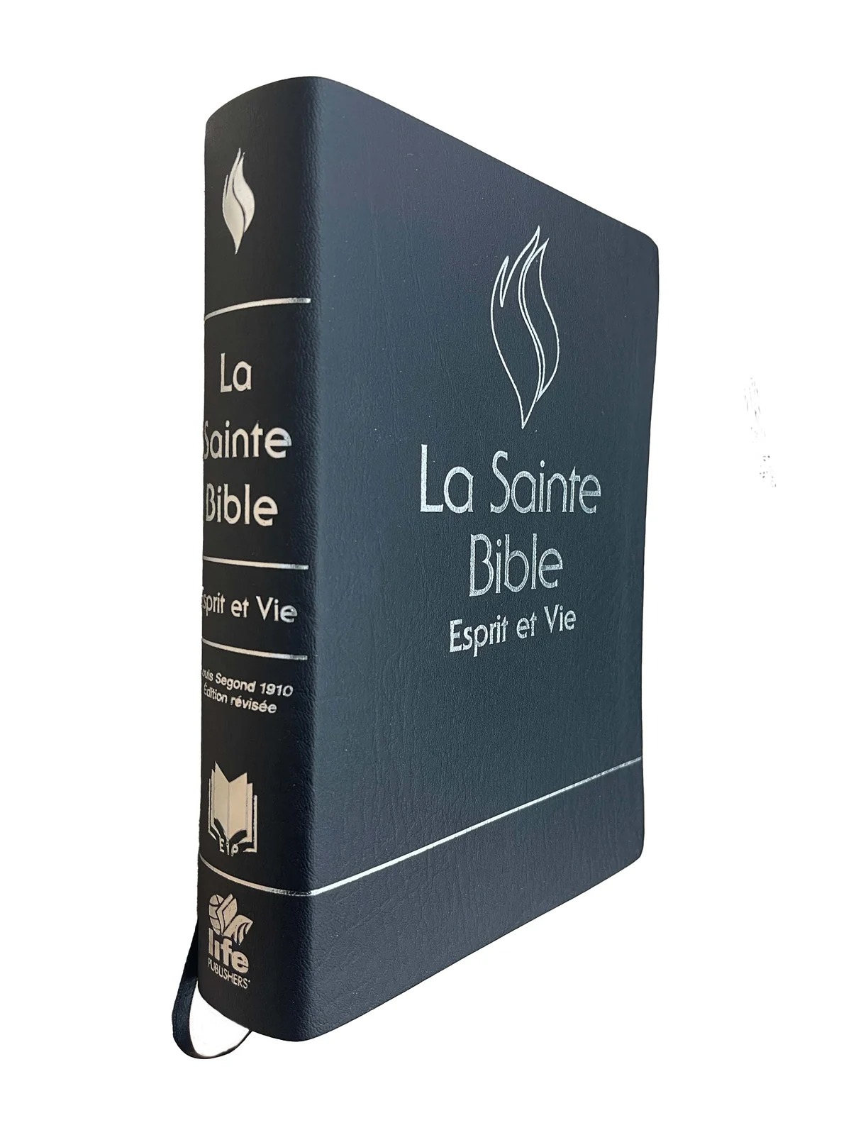Bible Esprit et Vie souple noire | Bible d'étude 2025